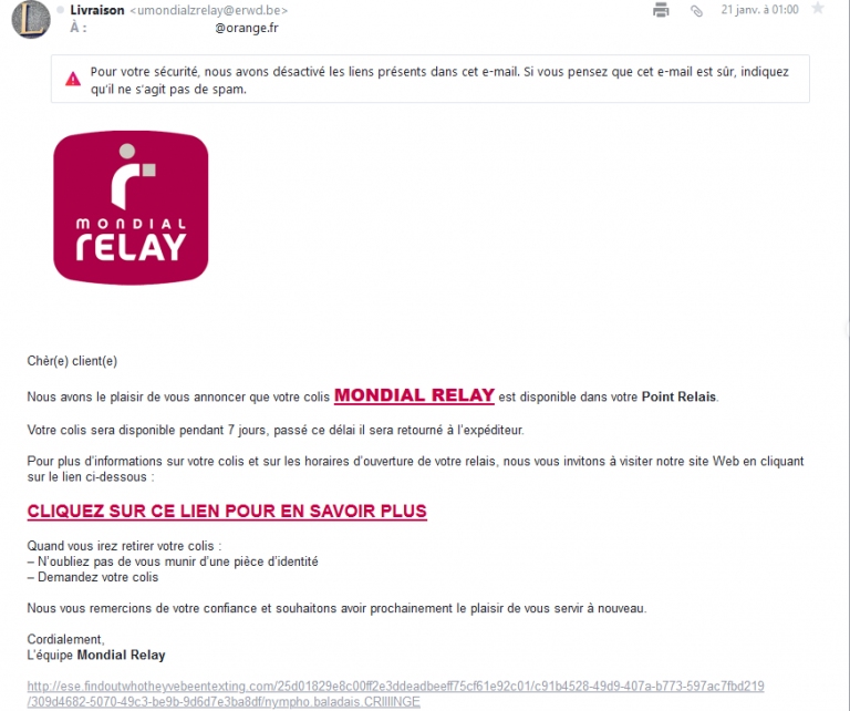 Phishing Mondial Relay : Arnaque Au Point Relais